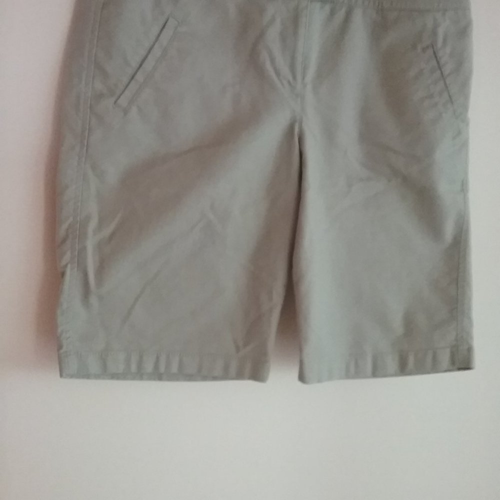 Ann Taylor Womens Signature Fit Tan Casual Capri Shorts